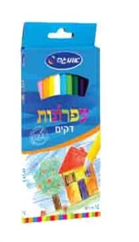 עפרונות צבעוניים 12 גוונים