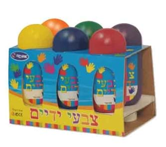 סט צבעי ידיים 6 גוונים