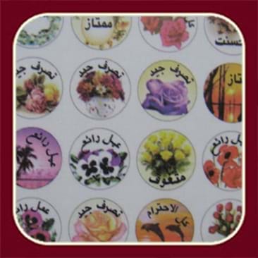 דיבקיות עידוד בערבית דגם פרחים